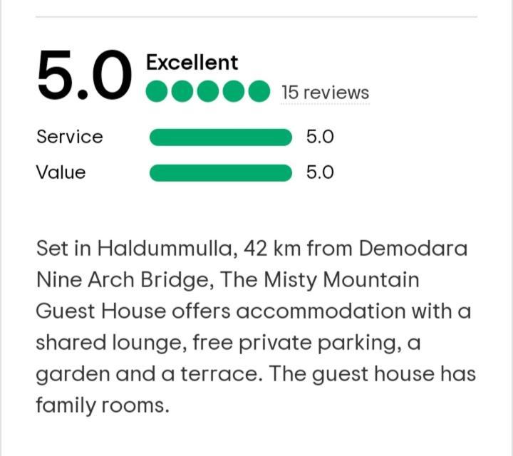 The Misty Mountain Guest House Haldummulla Bagian luar foto